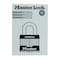Master Lock Master Lock 1-5/16 in. H X 1-9/16 in. W X 1-1/2 in. L Steel Double Locking Exterior Padlock 3KA#3381 - alternate 2